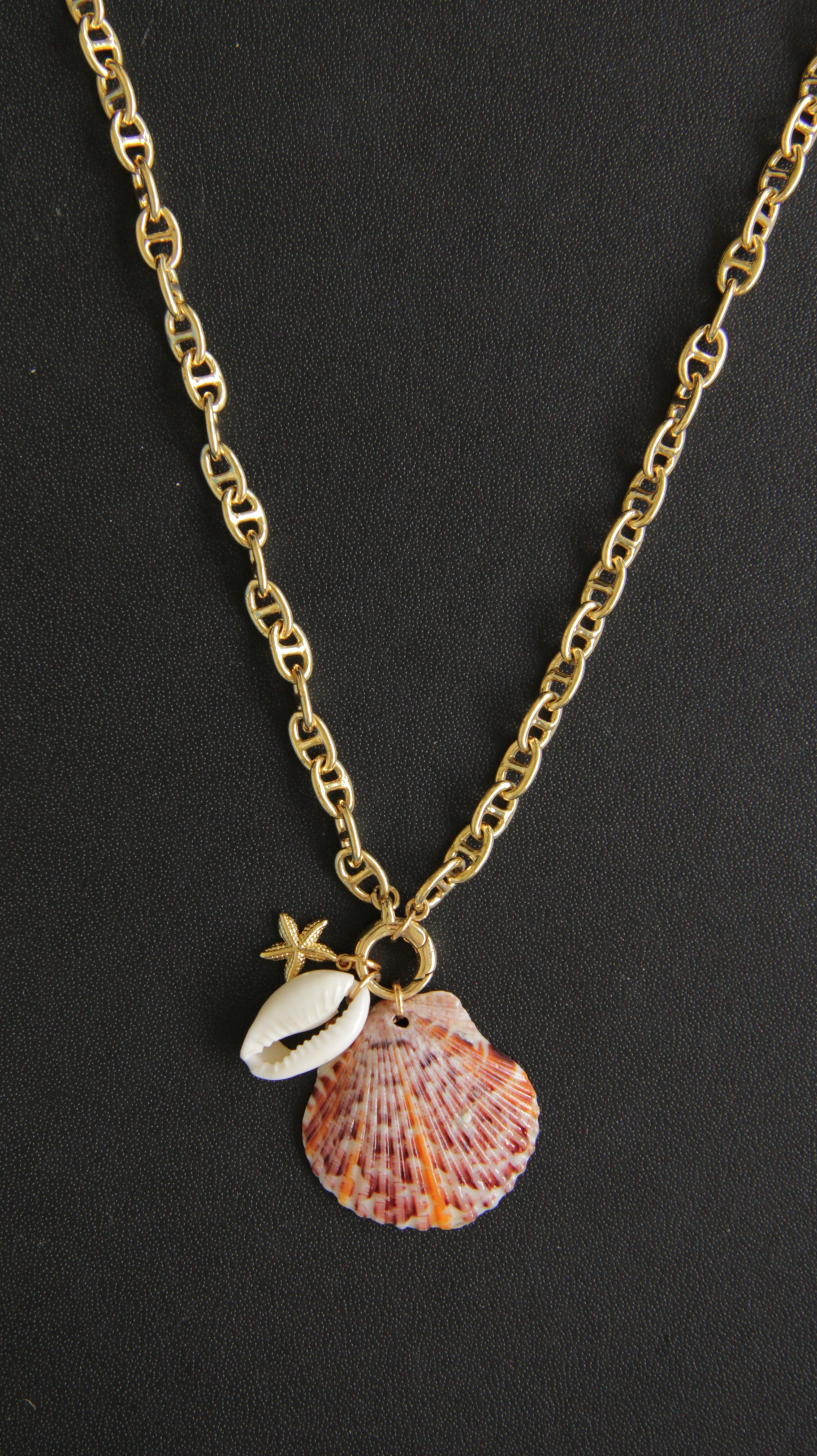 Purple and Orange Customizable Mary Necklace