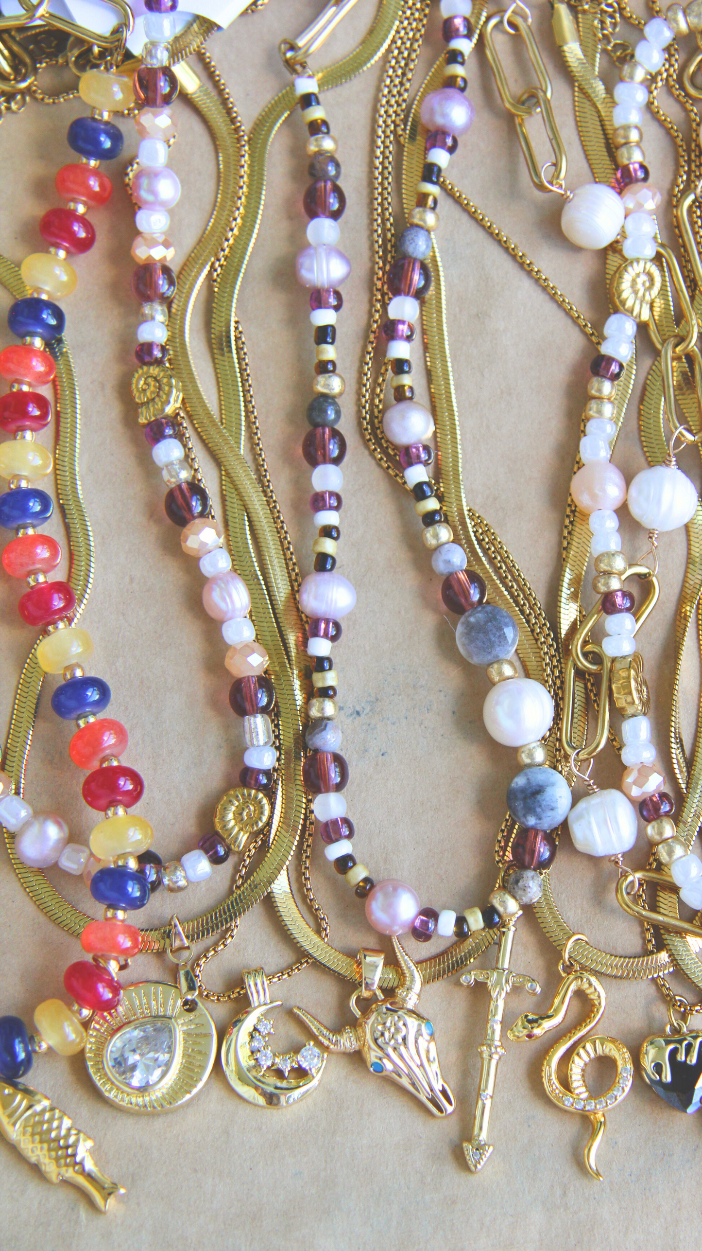 The Purple and Pearl Necklace