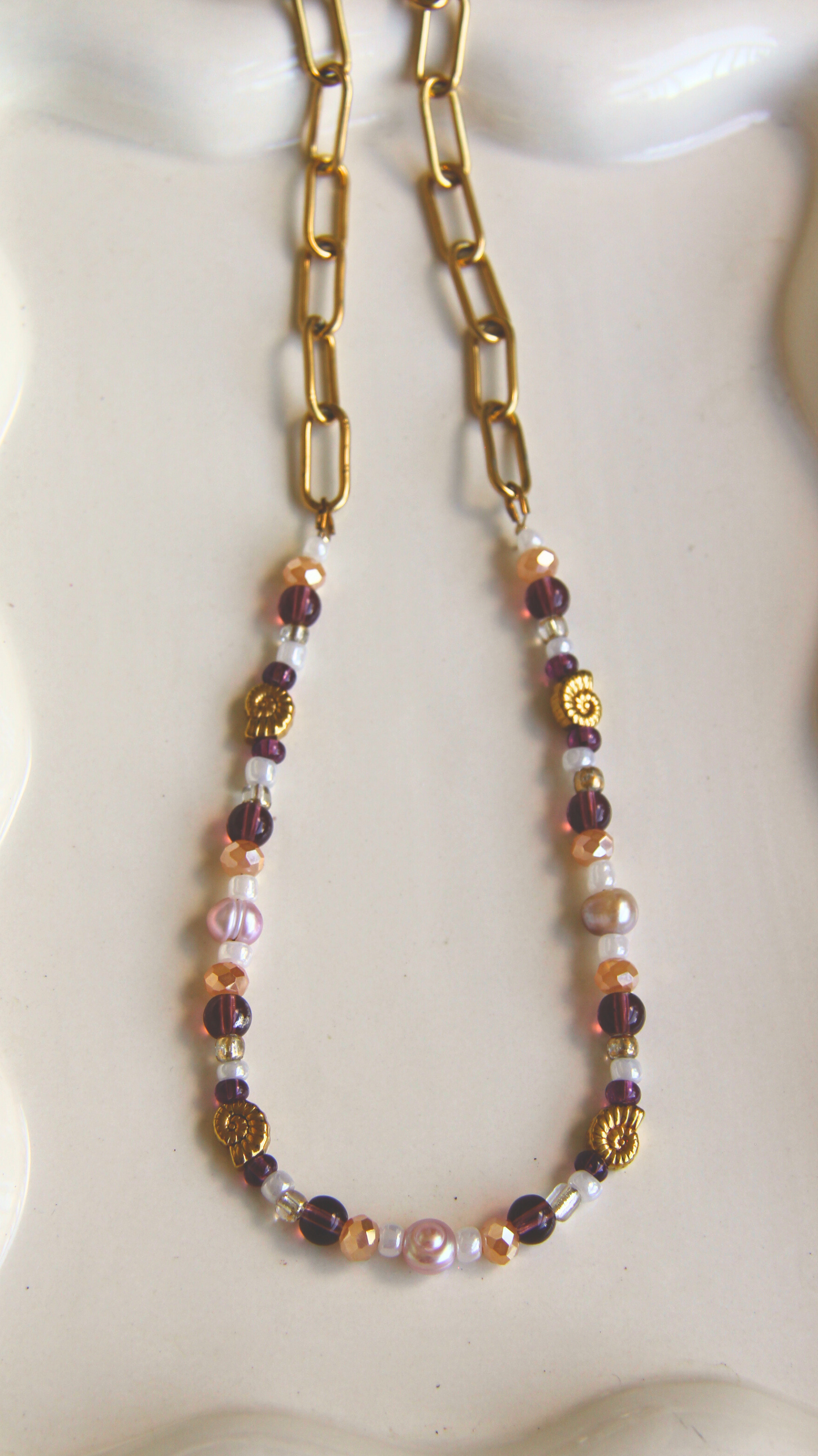 The Purple and Pearl Necklace