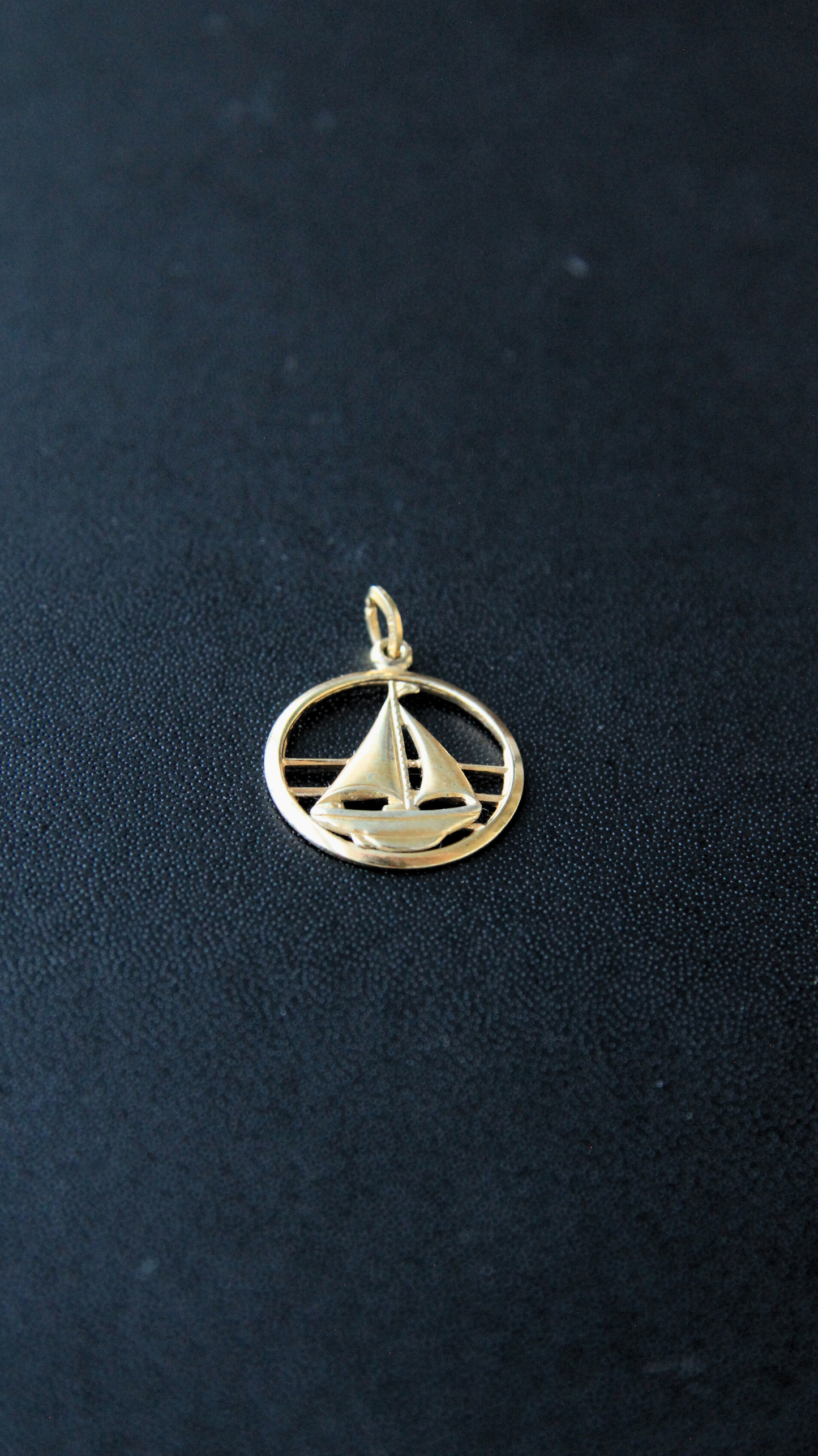 Gold Sailboat Charm