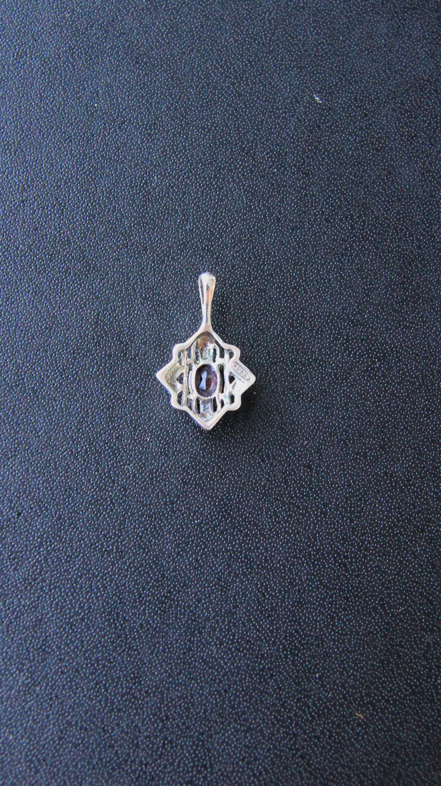 Garnet Baroque Pendant