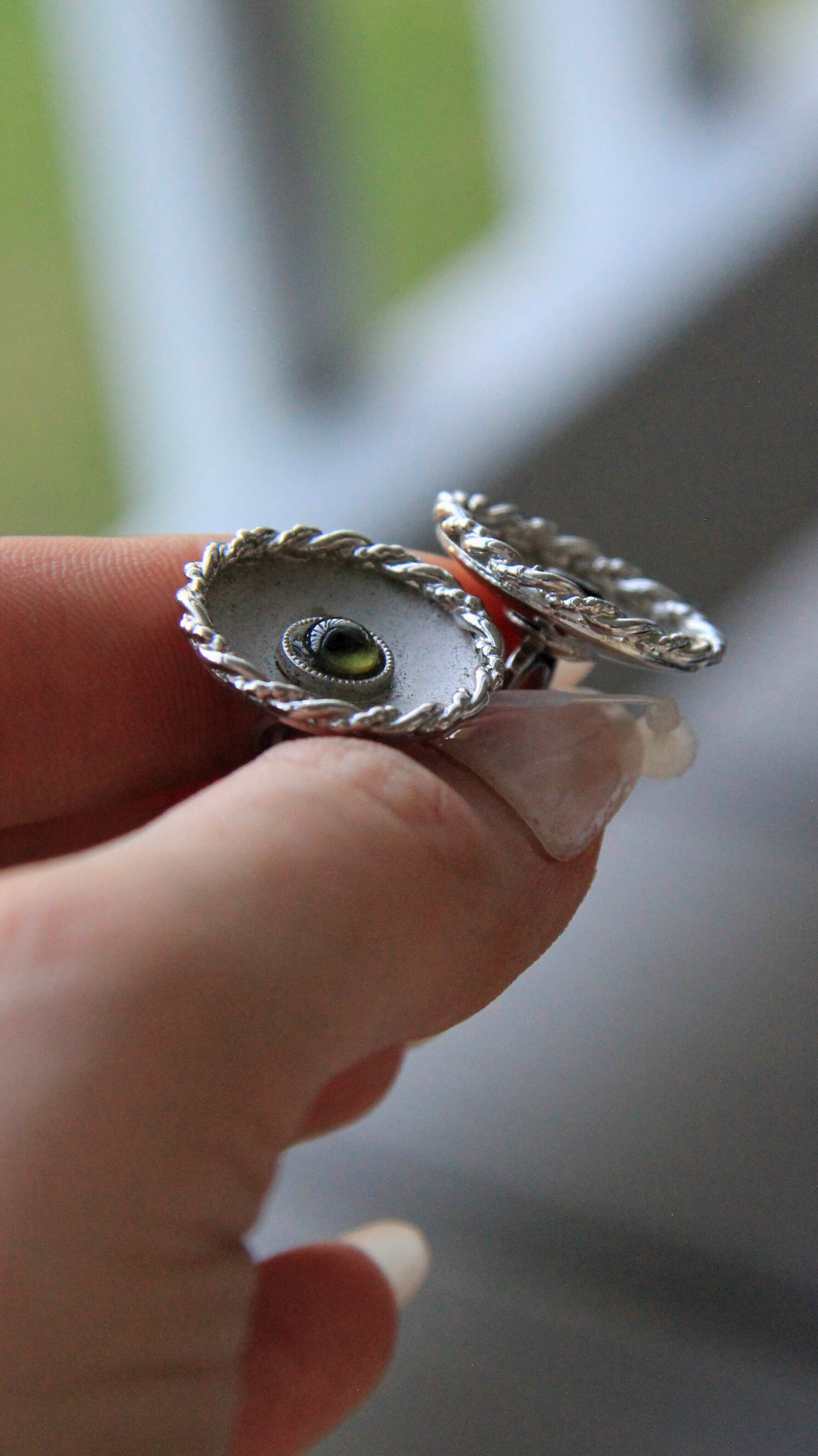 The Vintage Silver Manifestation Cuff Links