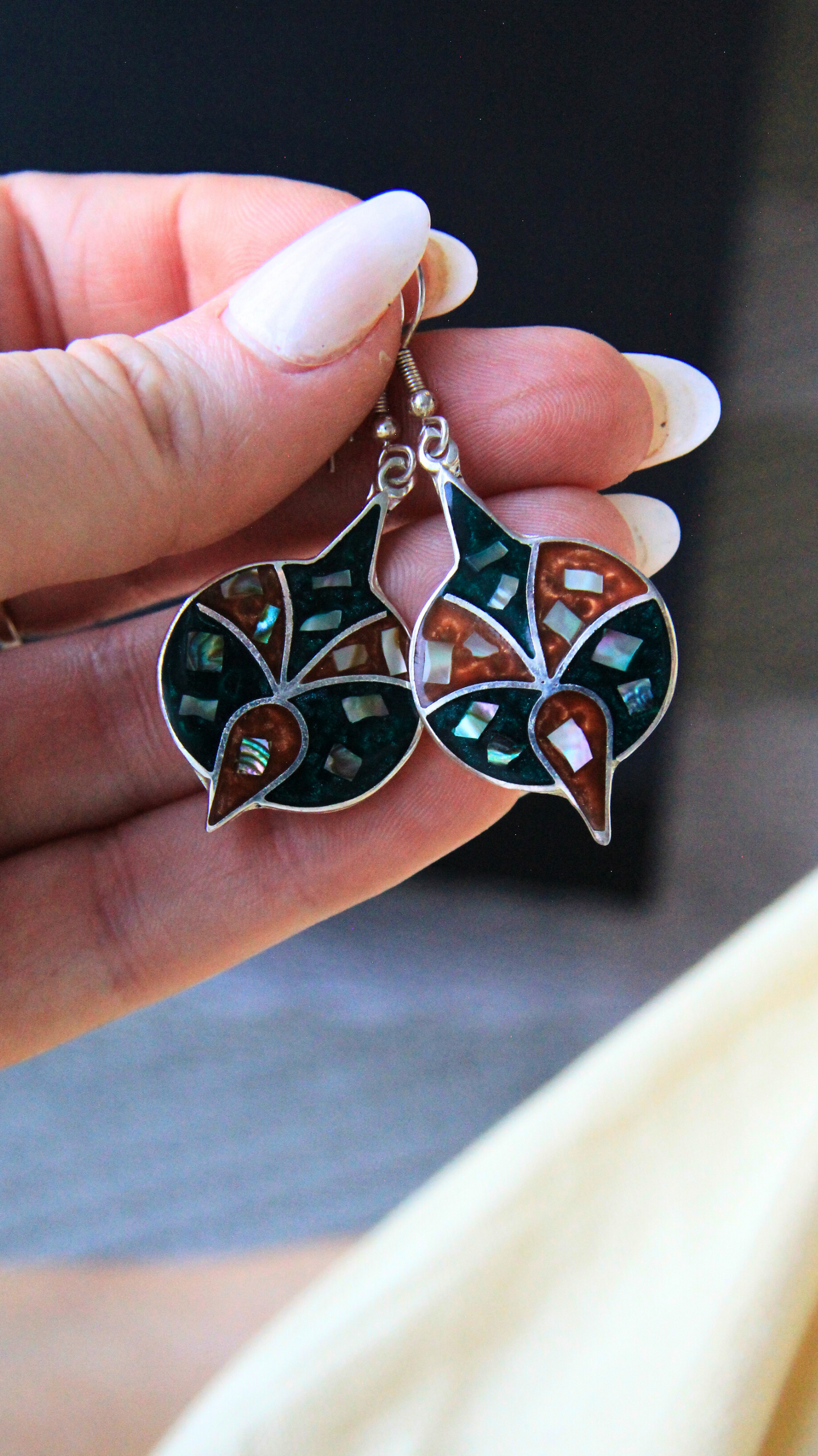 The Vintage Silver Lantern Earrings