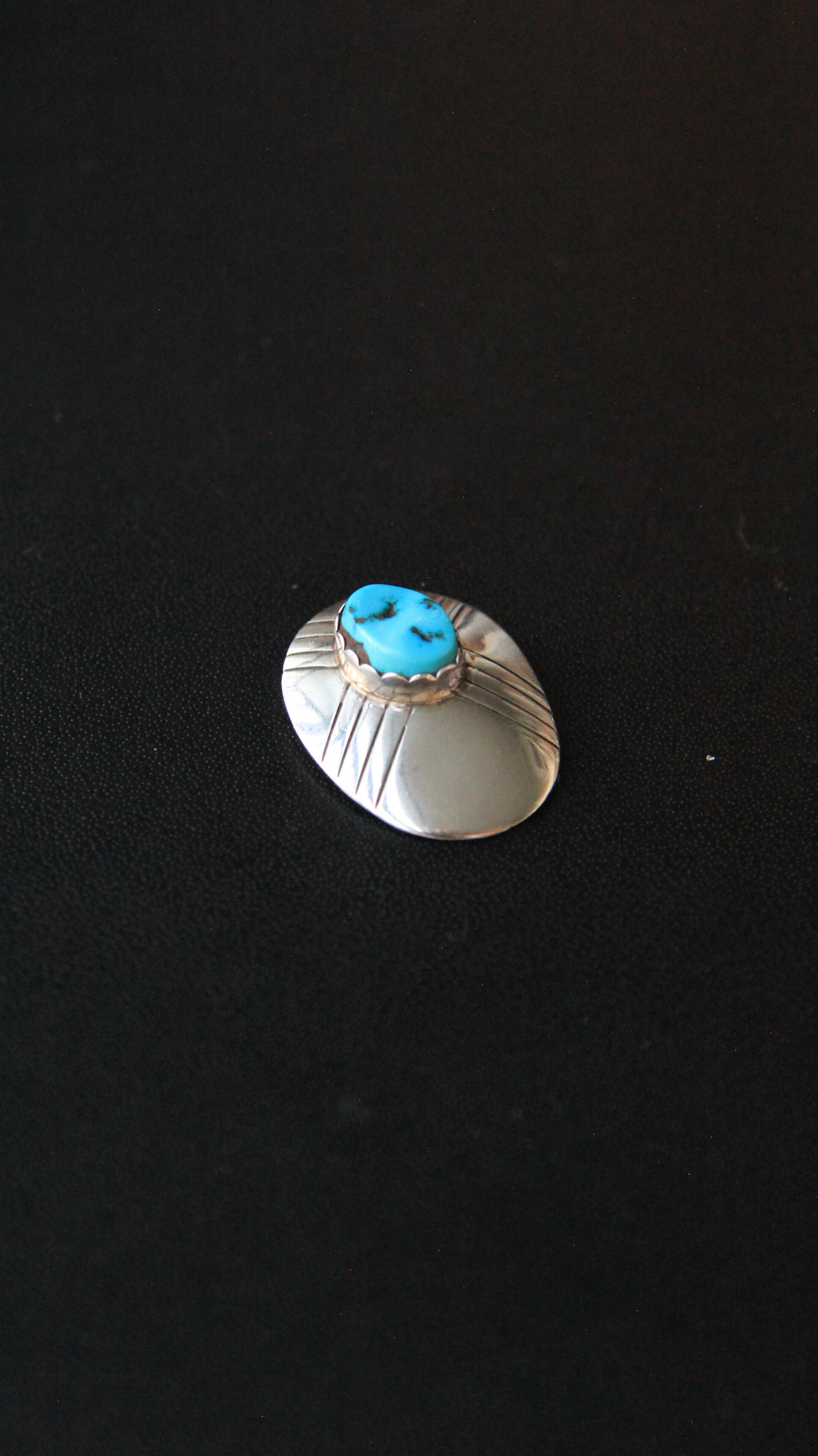Turquoise Shield Pendant
