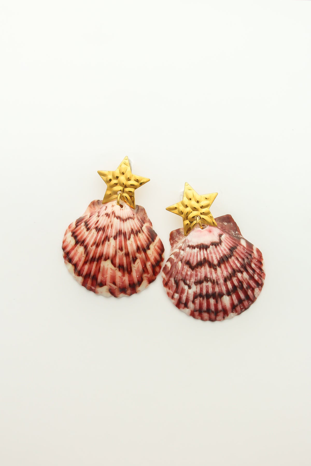 The Star Shell Earrings