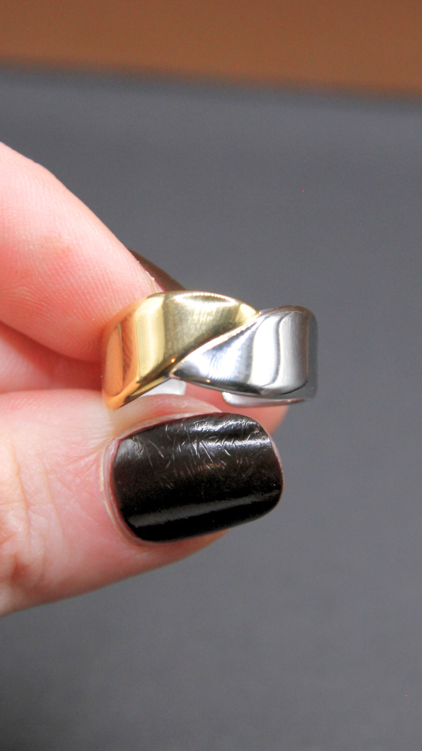 The Two-Tone Cuff Ring