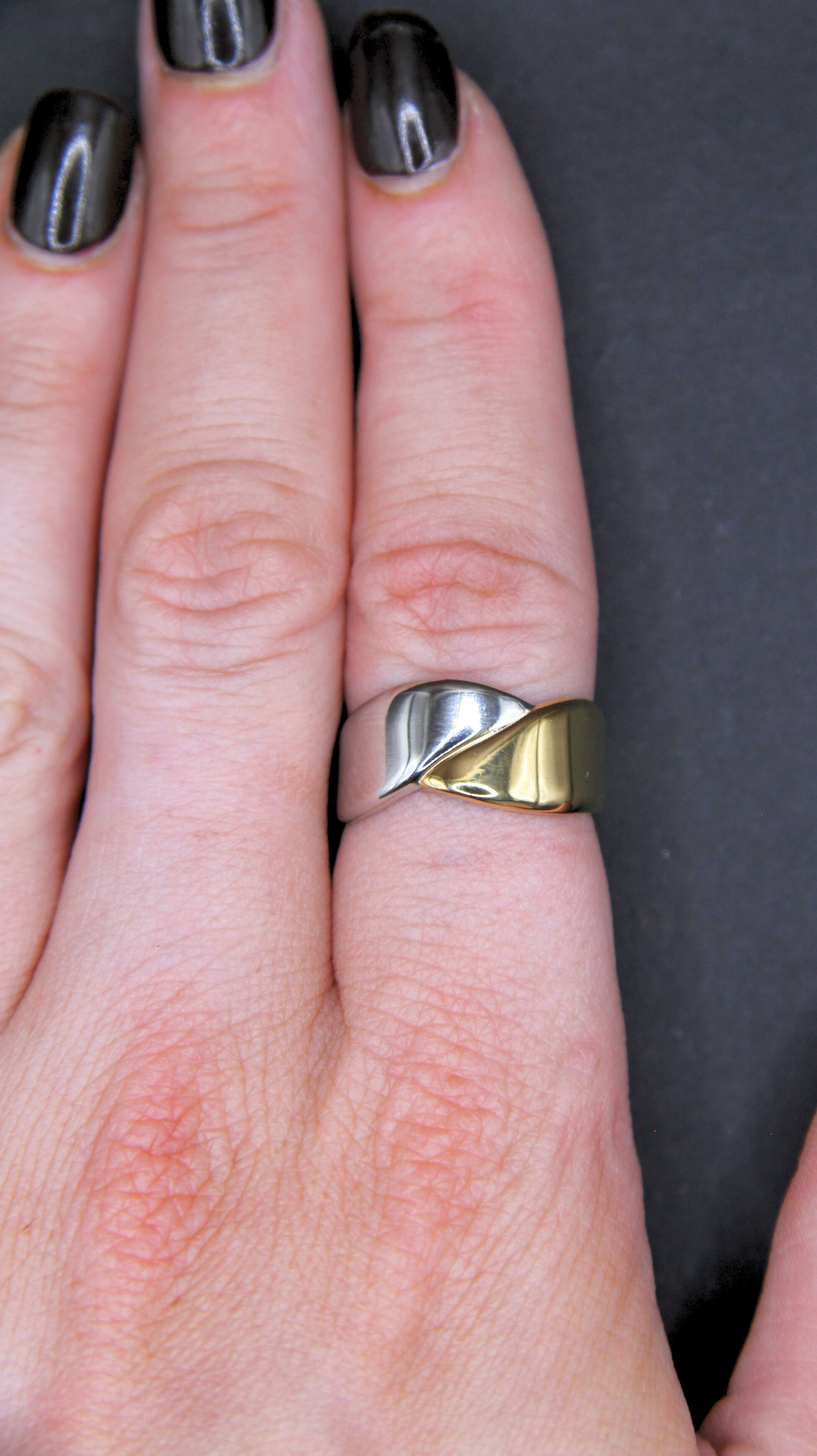 The Two-Tone Cuff Ring