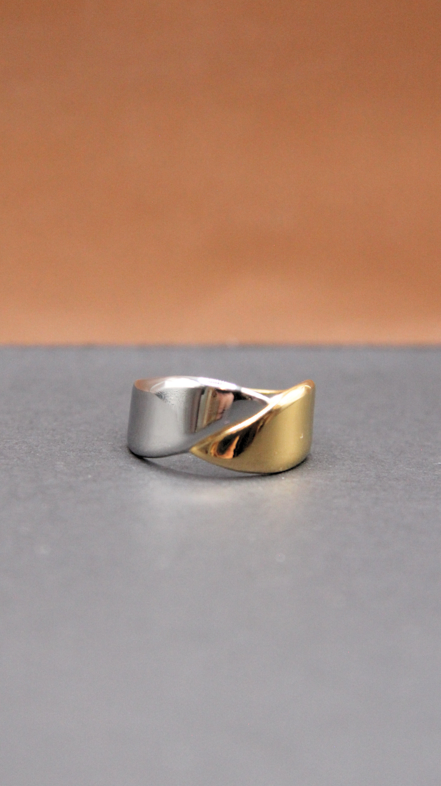 The Two-Tone Cuff Ring