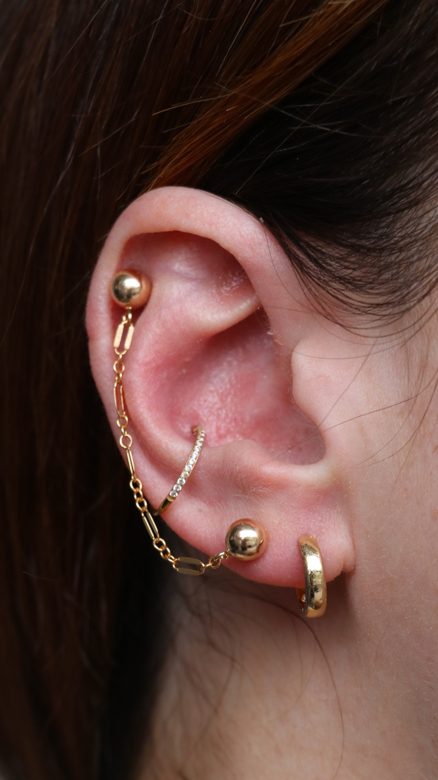The Sequin Ear Chain