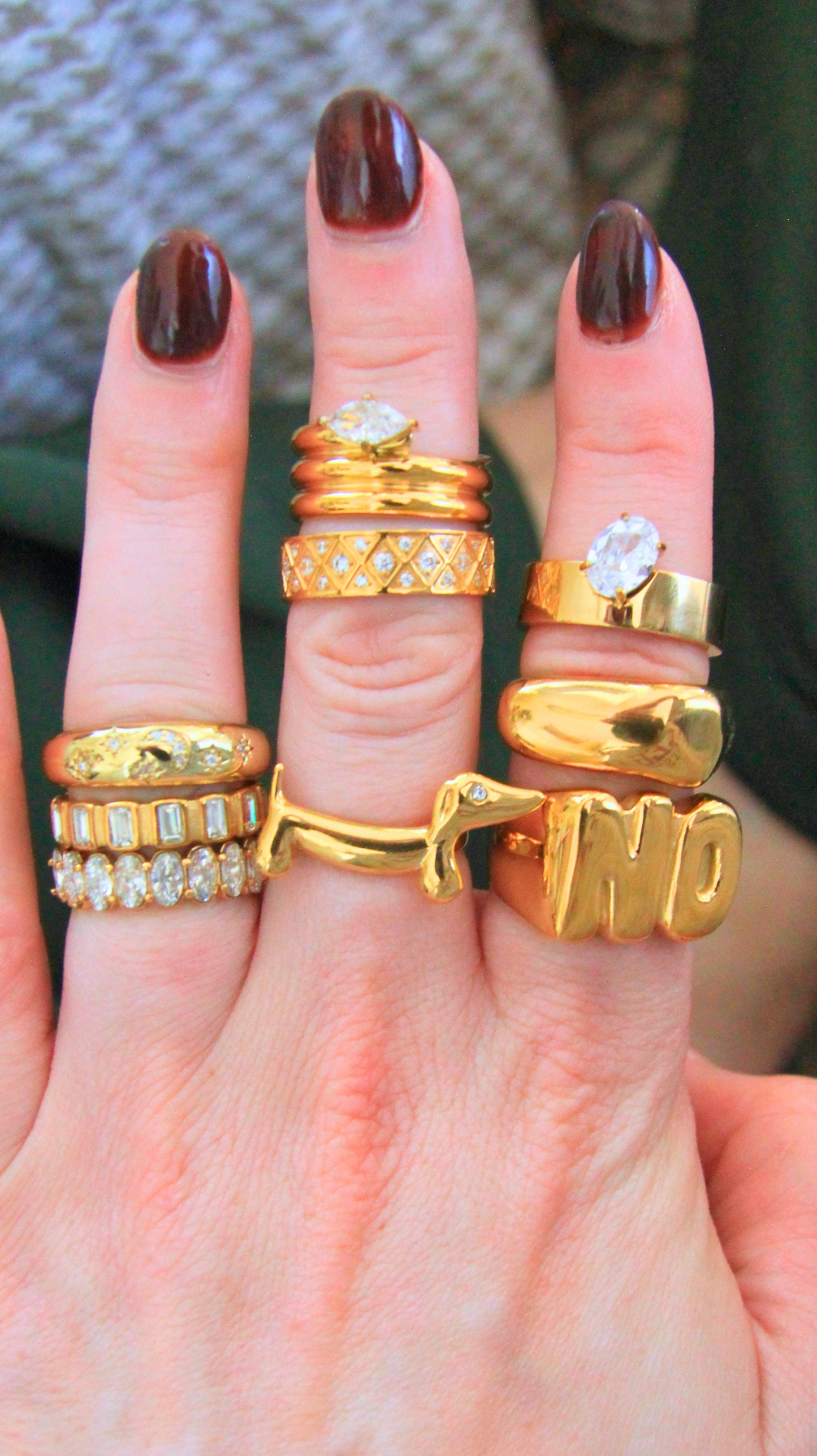The Asymmetrical Engagement Ring