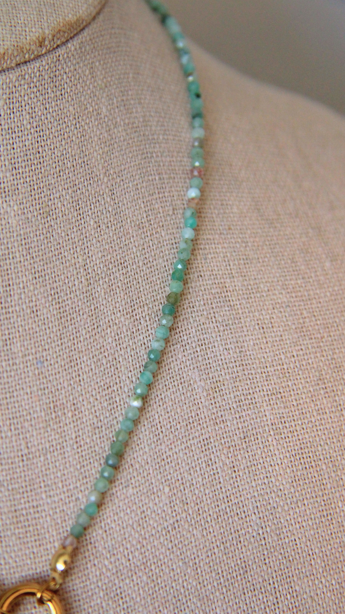 The Chrysoprase Charm Base Necklace