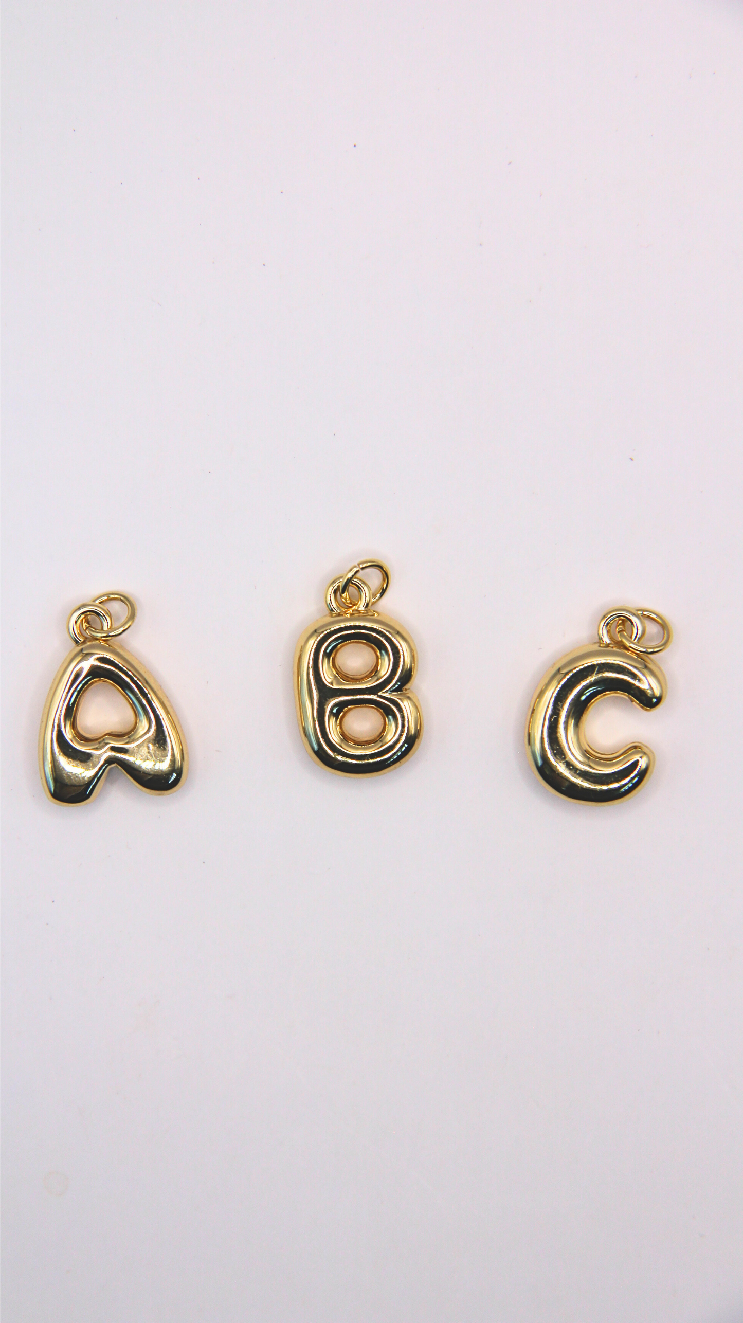 The Bubble Letters Charm