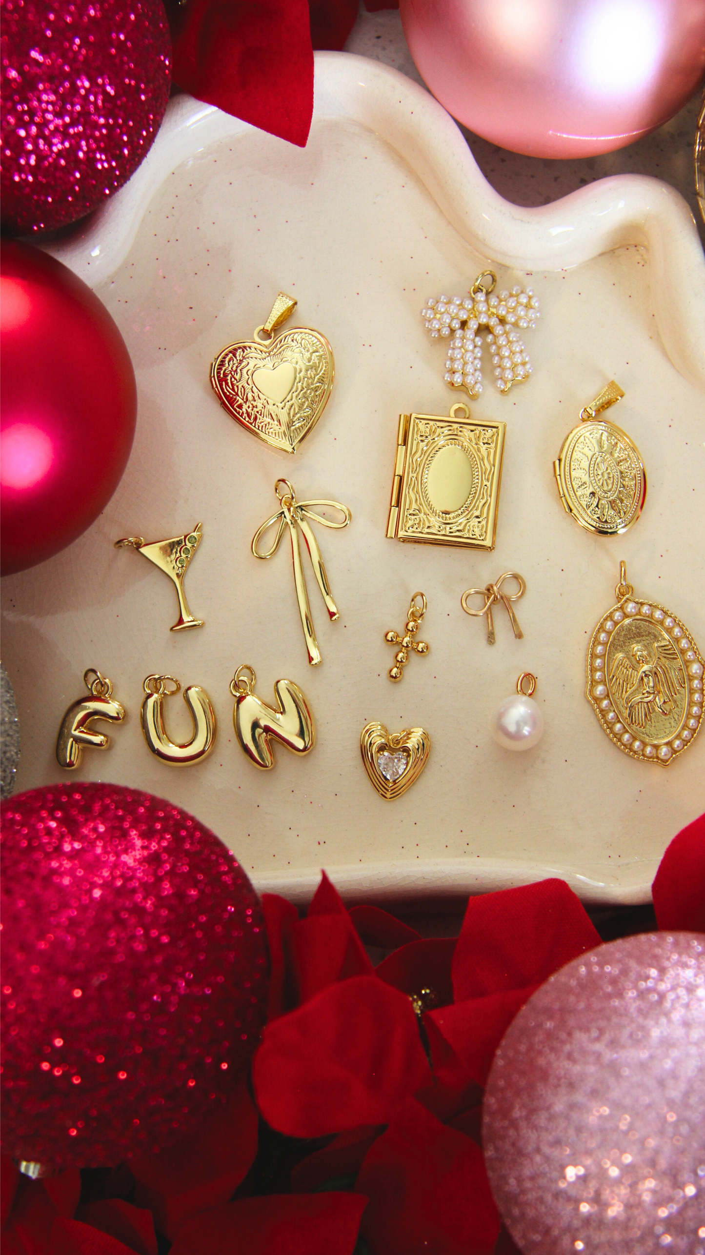 The Bubble Letters Charm