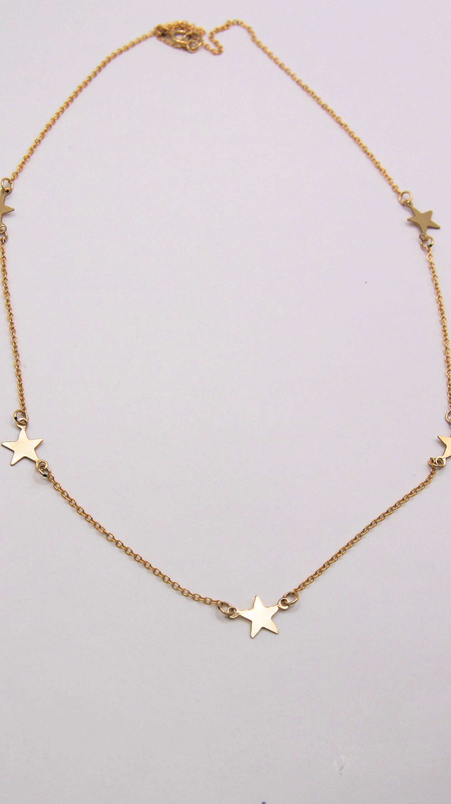 The Gold Star Station Necklace