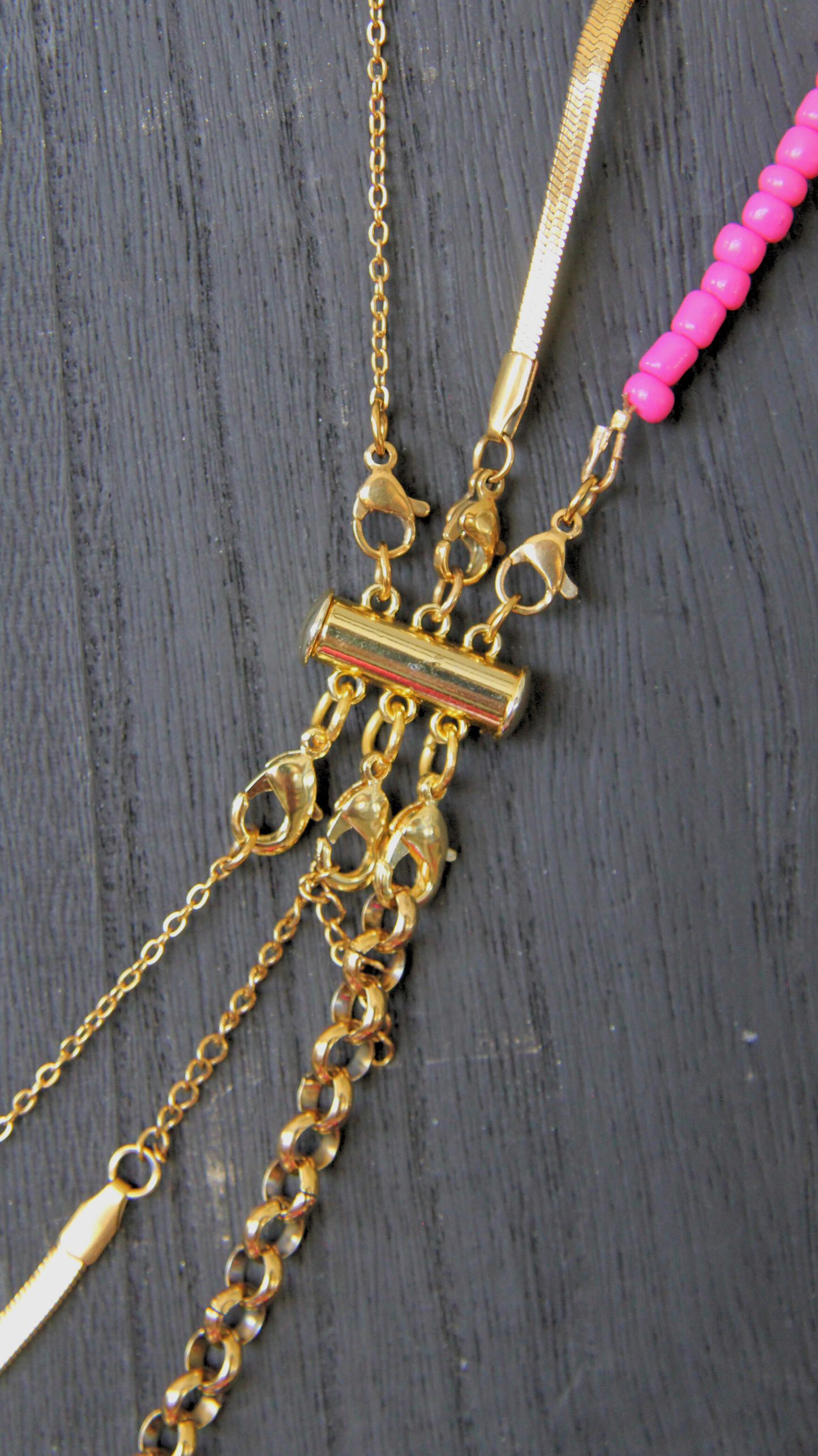 The Pink Siren Necklace Stack