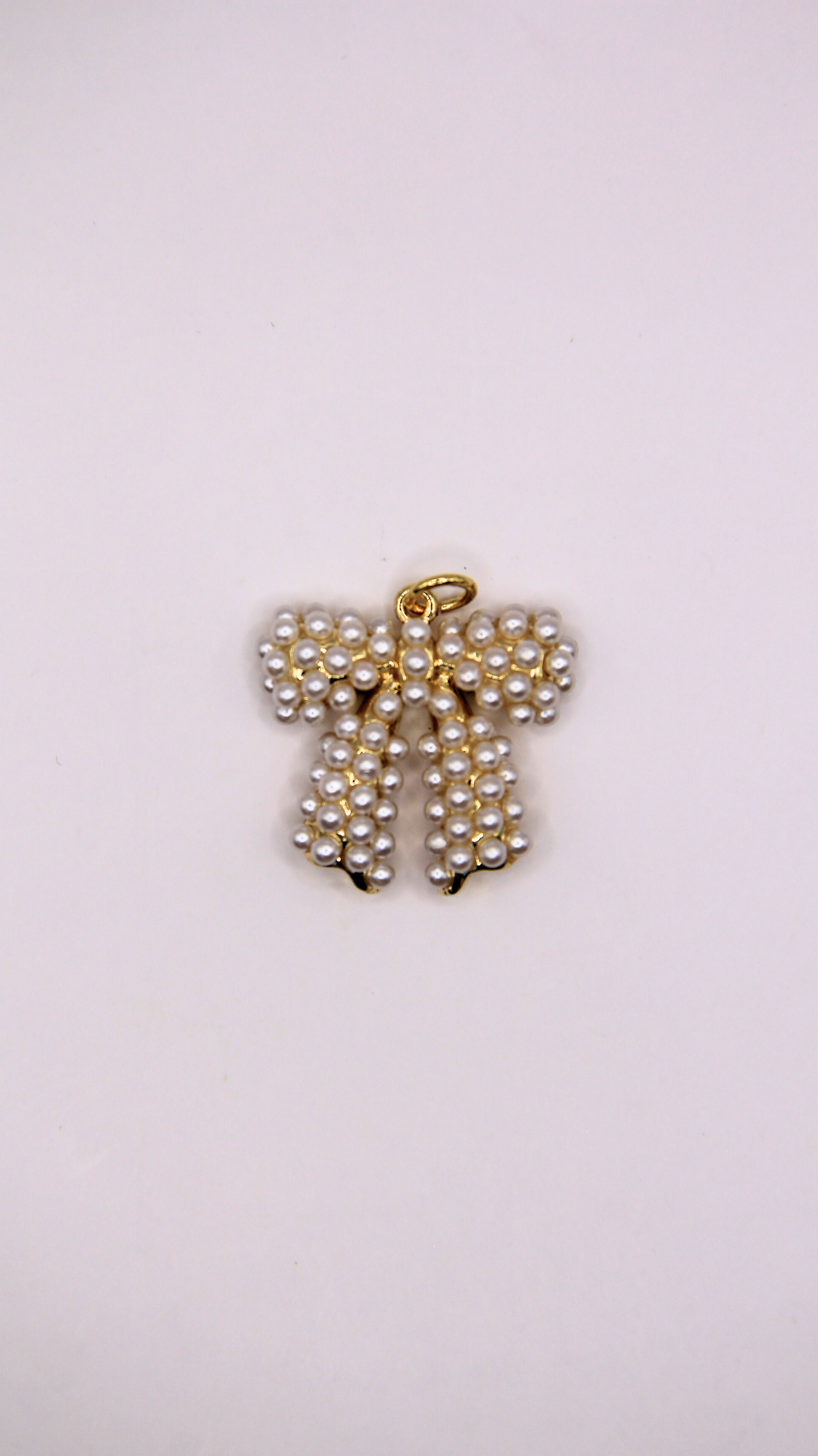 The Pearl Bow Charm