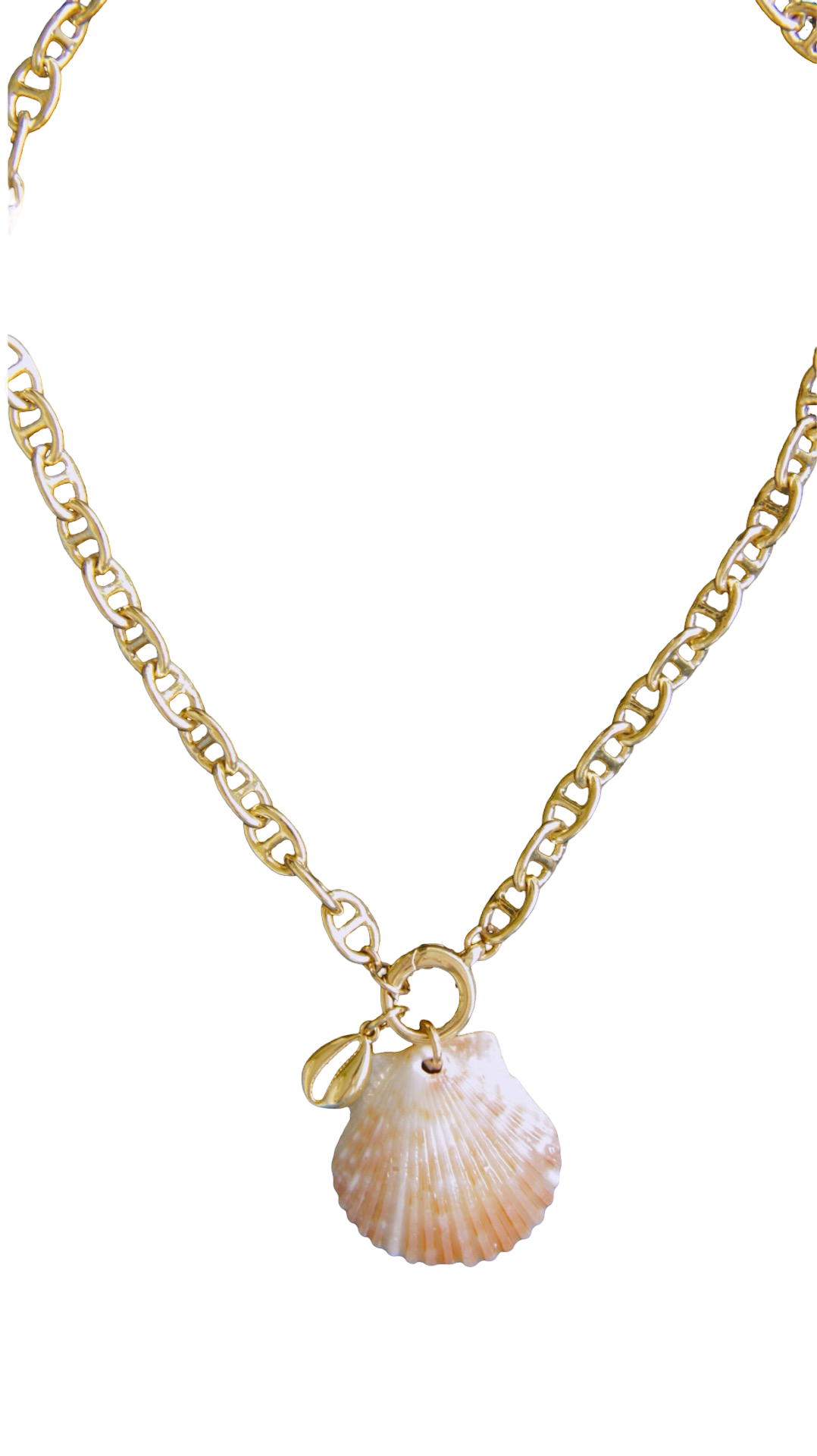 Orange Customizable Mary Necklace