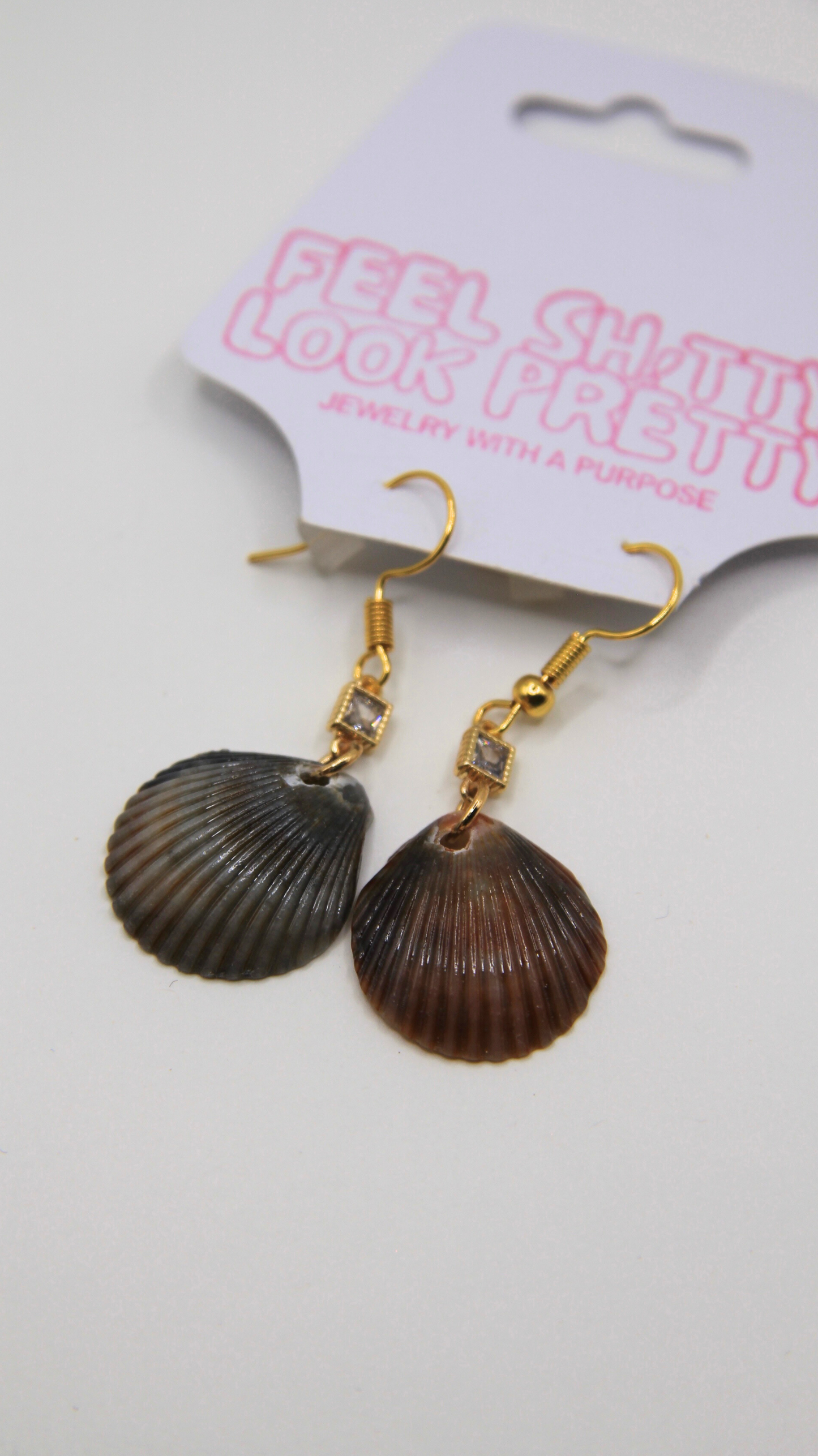 The Charlotte Shell Earrings