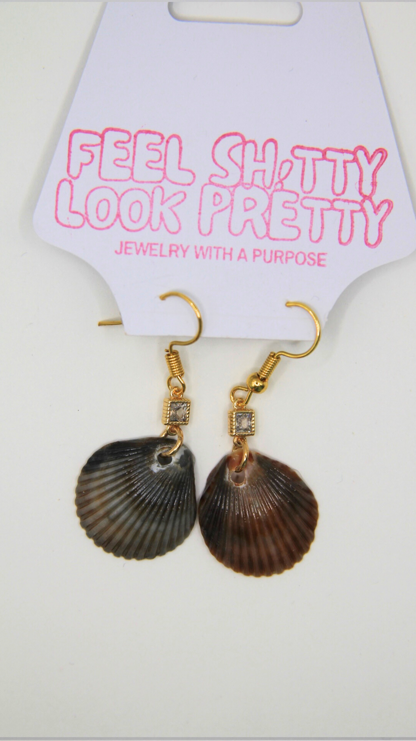 The Charlotte Shell Earrings