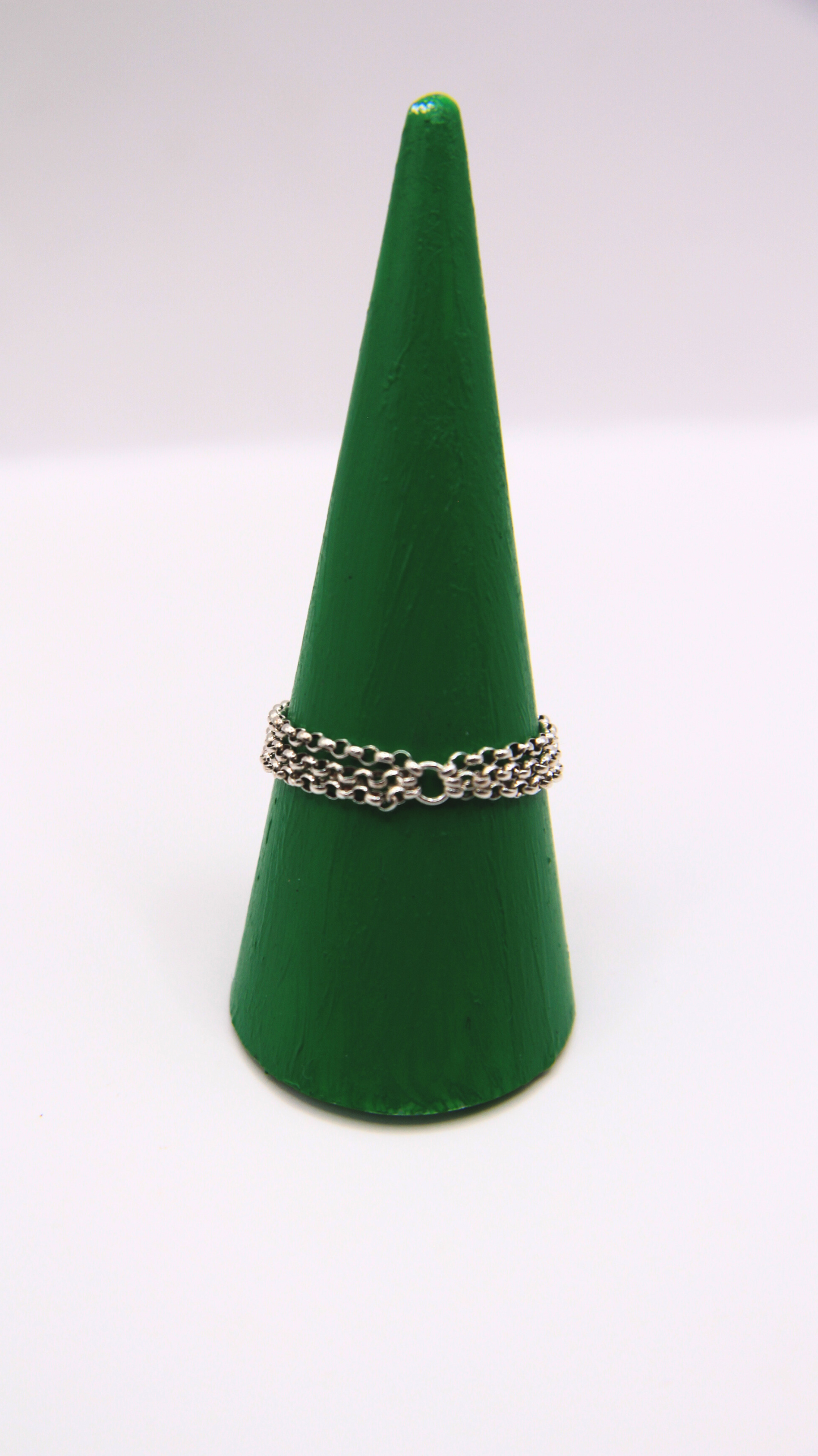 The Triple Silver Heather Ring