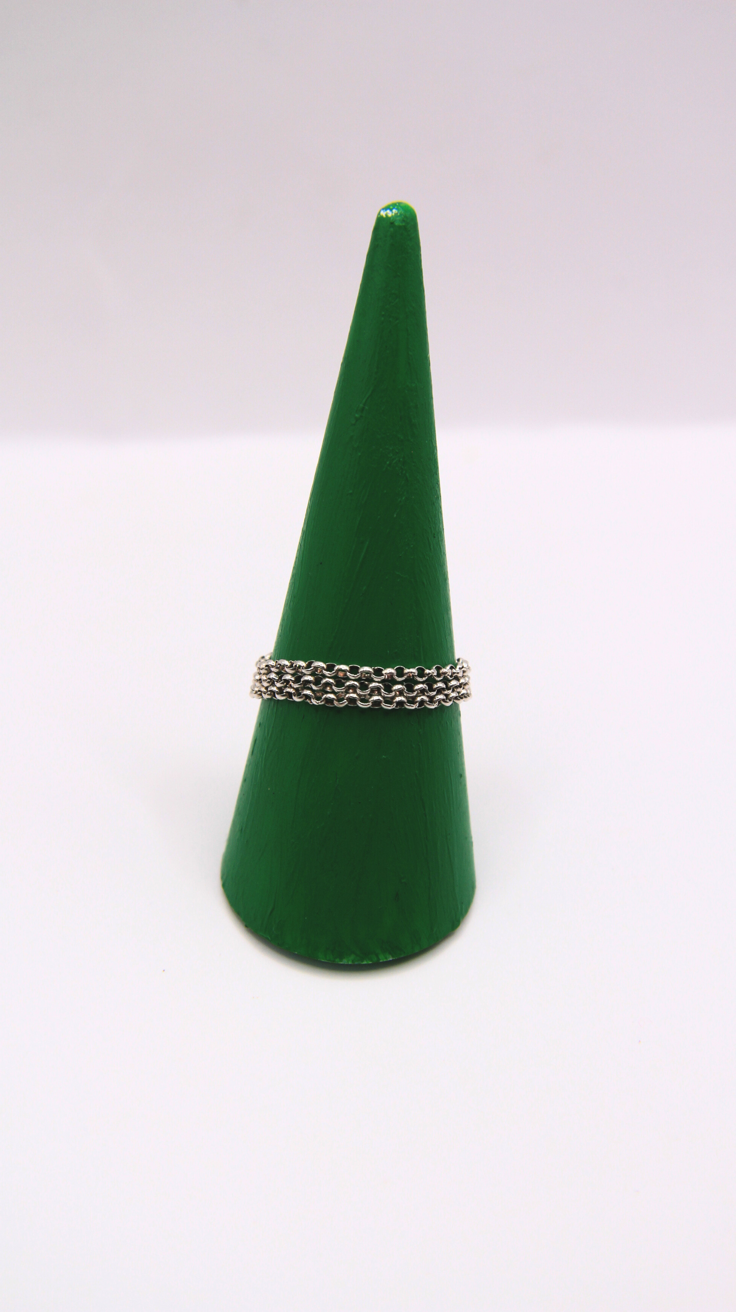 The Triple Silver Heather Ring