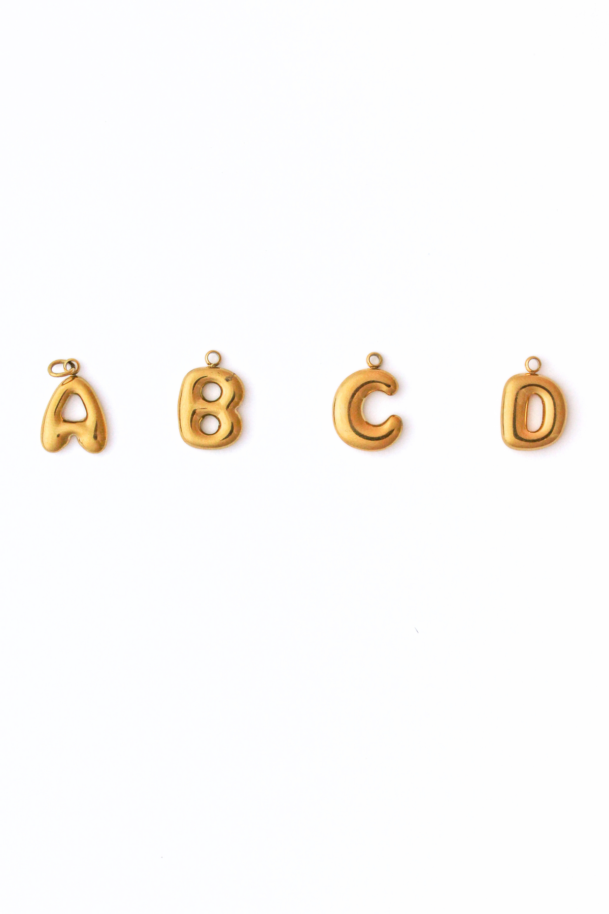 Bubble Letter Charms