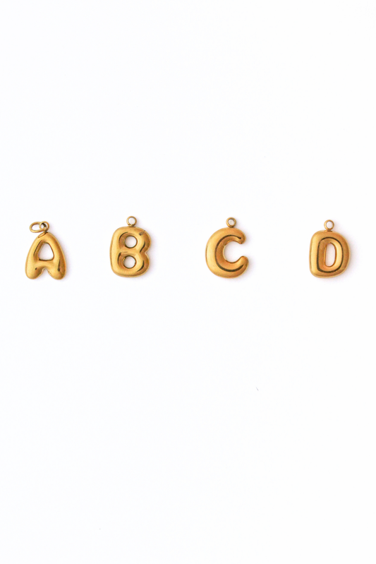 Bubble Letter Charms