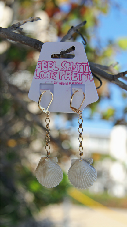 The Can Can Shell Earrings