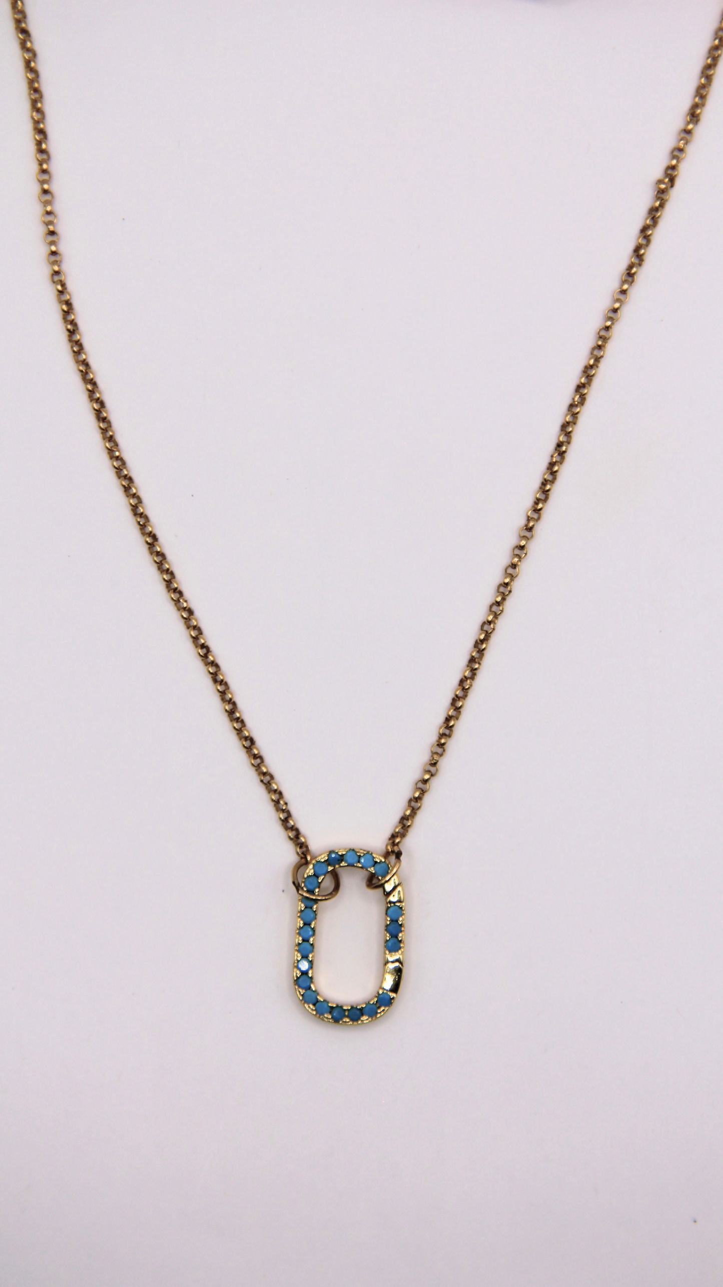 The Heather Clasp Charm Base Necklace