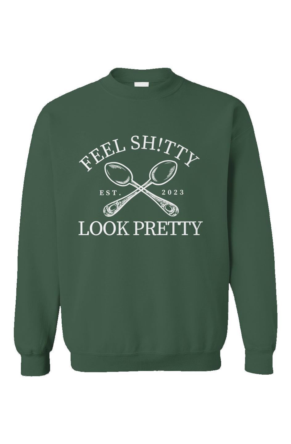 FSLP social club green crewneck