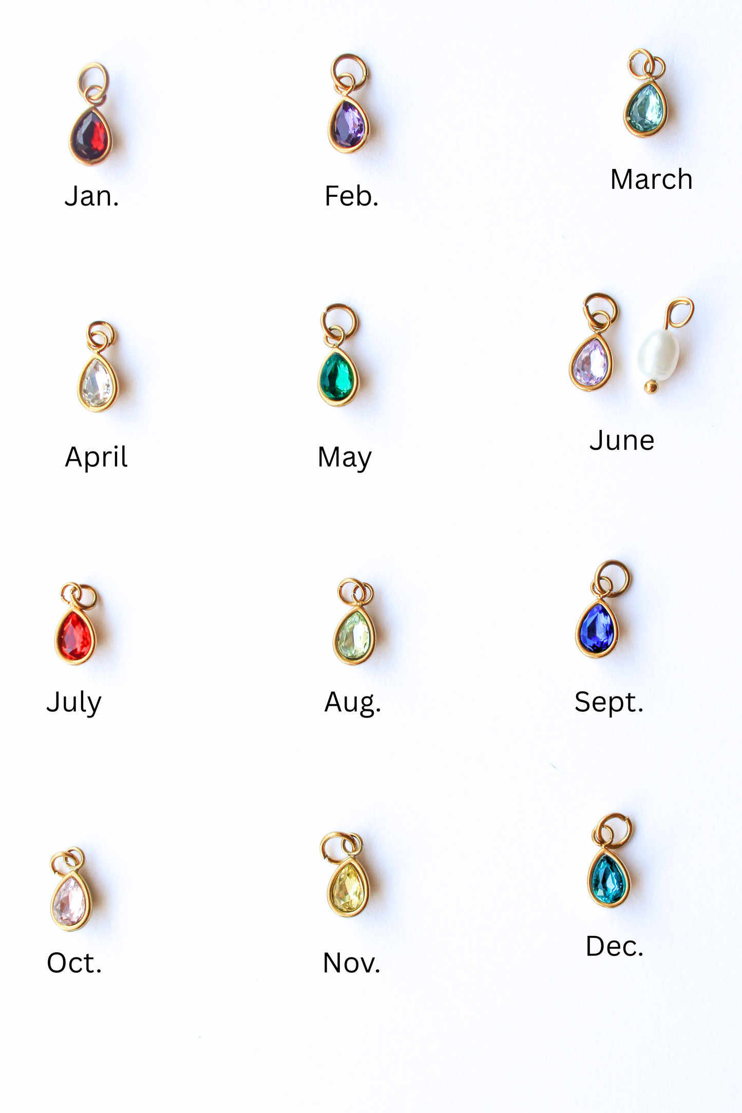 Birthstone Charms