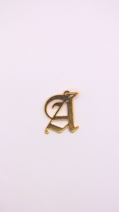 The Gothic Letter Charm