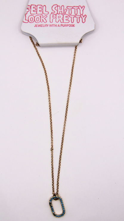 The Heather Clasp Charm Base Necklace