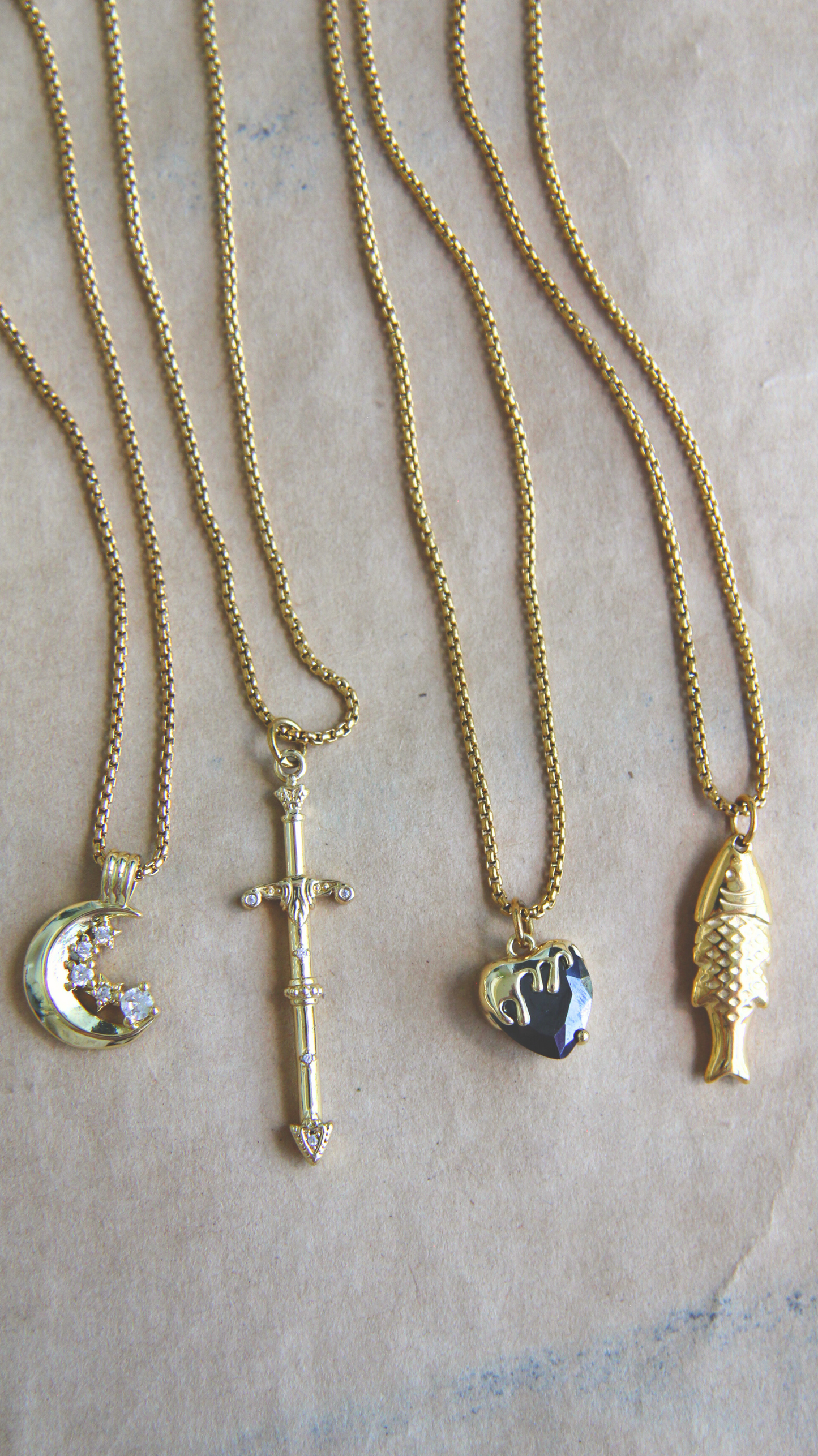 The Black Heart Necklace