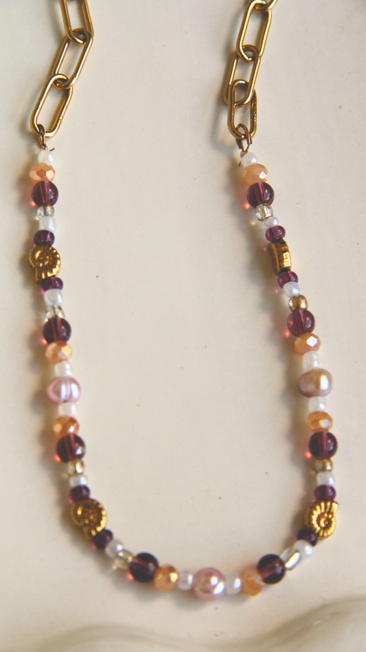 The Purple and Pearl Necklace