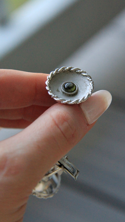 The Vintage Silver Manifestation Cuff Links