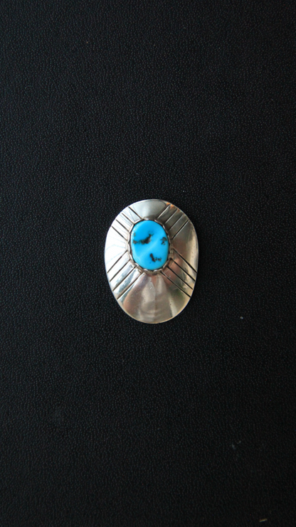 Turquoise Shield Pendant