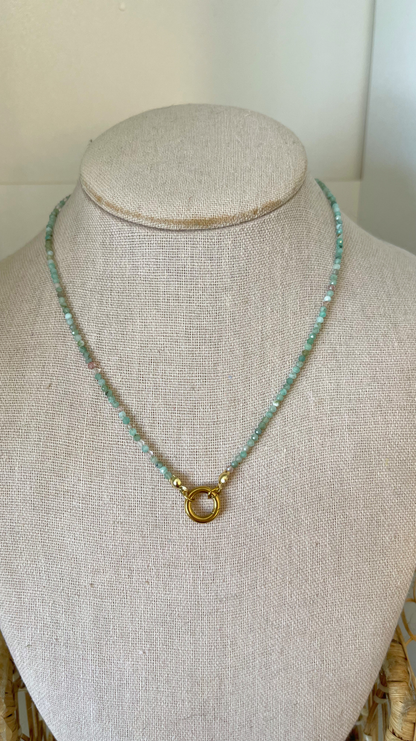 The Chrysoprase Charm Base Necklace