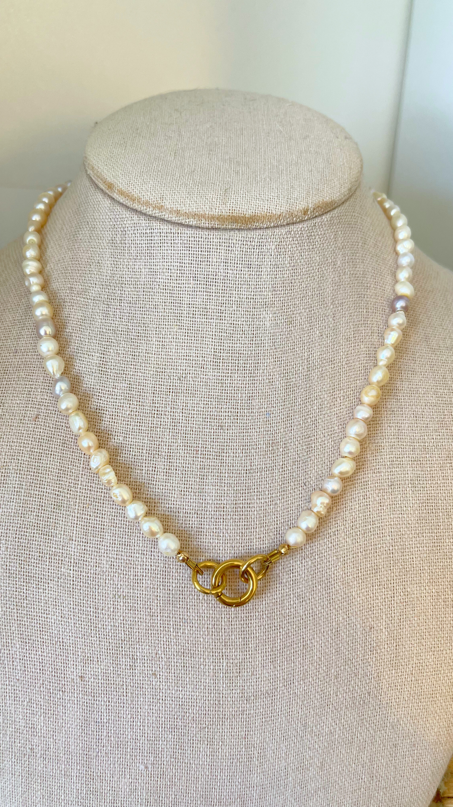 The Pearl Charm Base Necklace
