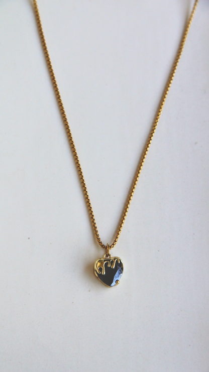 The Black Heart Necklace