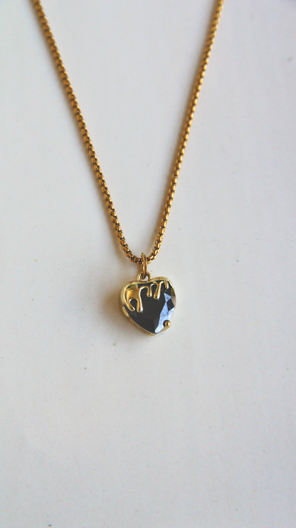 The Black Heart Necklace