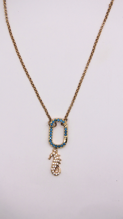 The Heather Clasp Charm Base Necklace