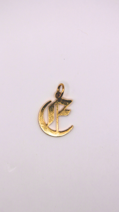 The Gothic Letter Charm