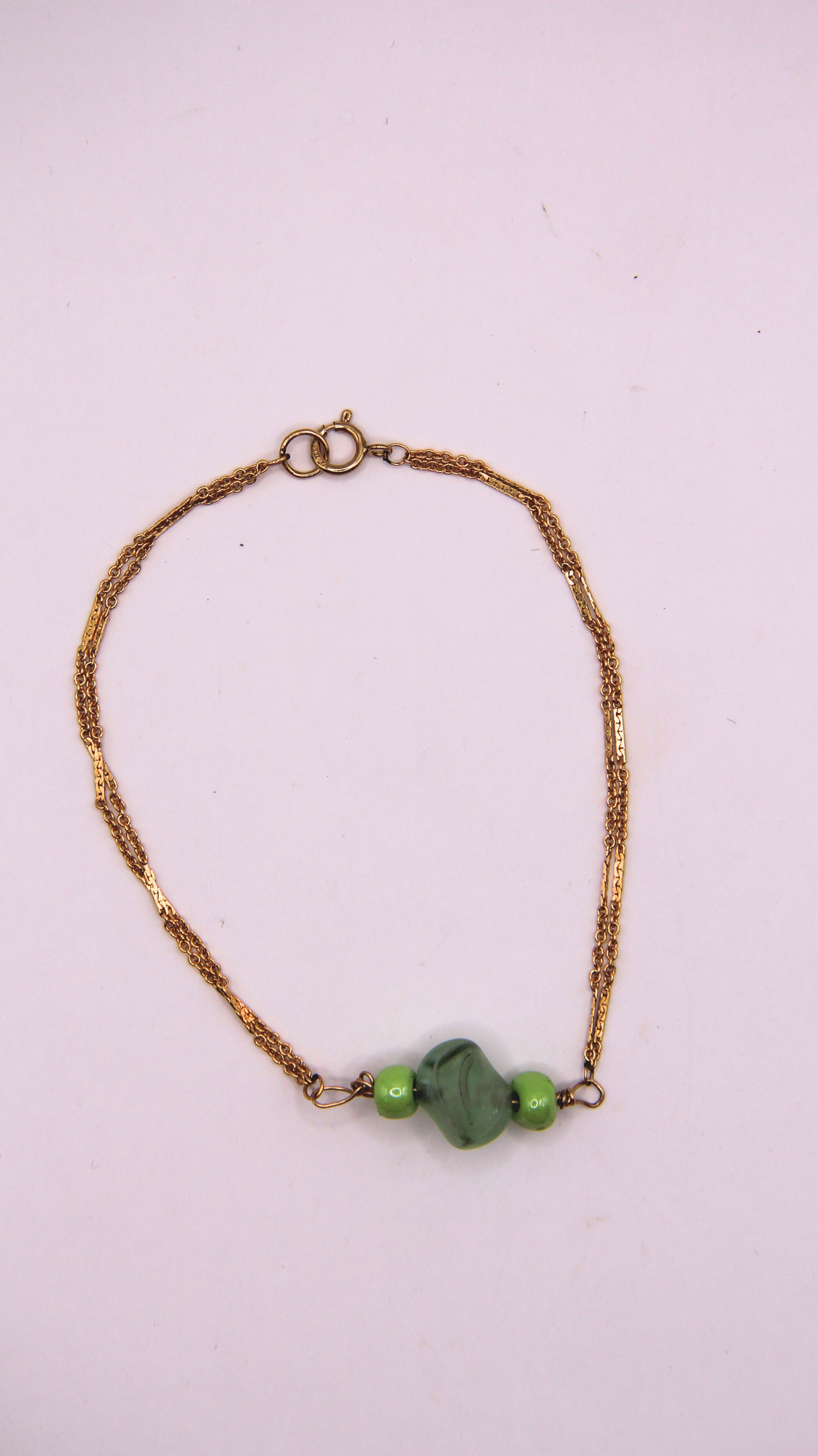 The Green Bead Bracelet