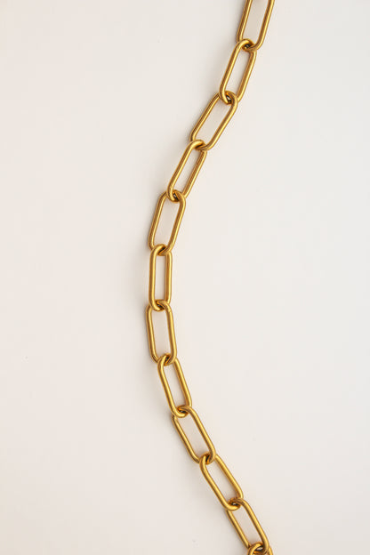 The Large Paperclip Chain Necklace