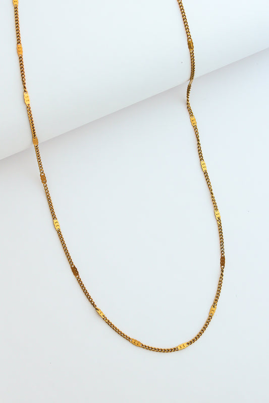 The Flat Bar Chain Necklace