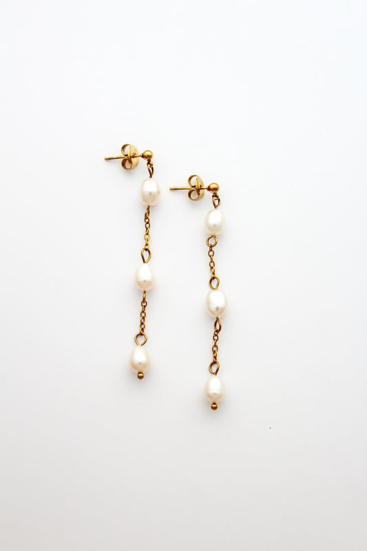 The Pearl Drop Earrings