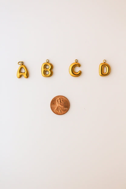 Bubble Letter Charms
