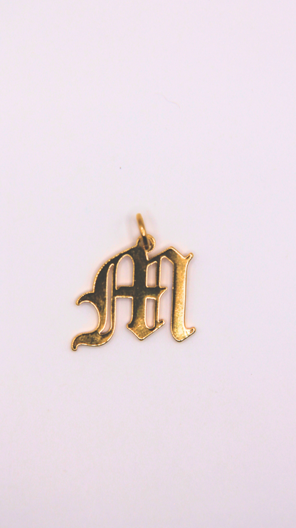 The Gothic Letter Charm