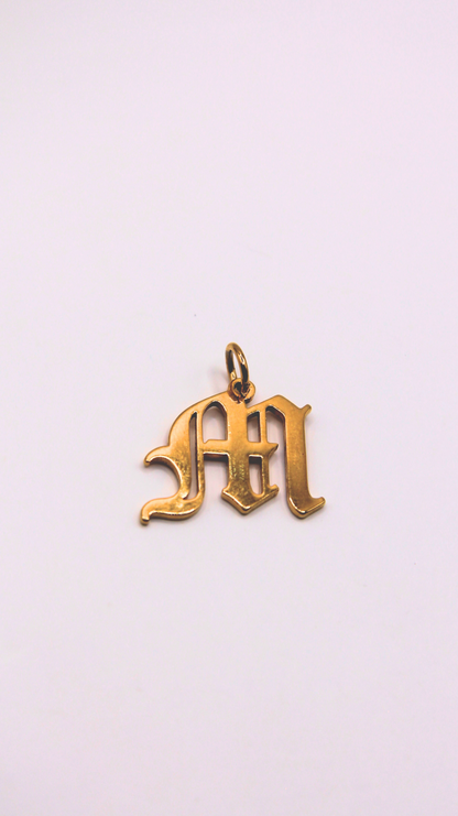 The Gothic Letter Charm